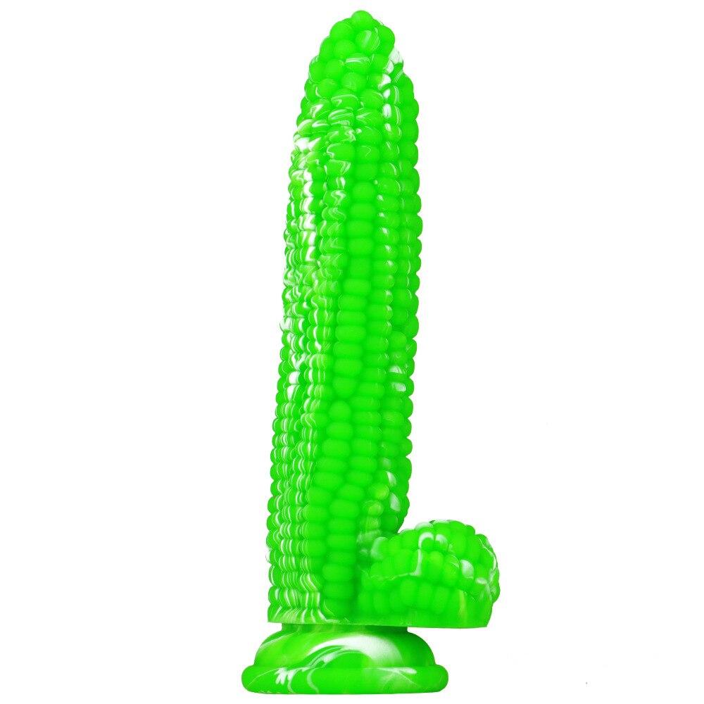 BDSM Sex Corn Shape Dospělá hračka Chastity Dildo Big Dick Anální hračky Masturbátor pro ženy Fleshlight Harness