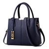 Borsa da donna semplice borsa a spalla borsa a mano in pelle PU grande capacità borsa a tracolla borsa da lista cablata