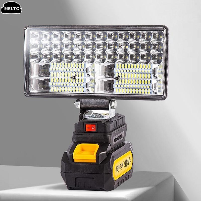 LED Working Light For Makita 18V Li-ion Battery LED Work Light 3/4 Inch Flashlight Portable Emergency Flood Lamp Camping Lamp
