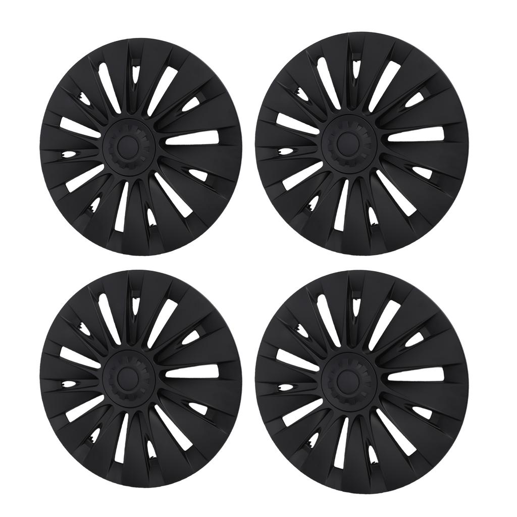 4pcs 19in Wheel Covers ABS Matte Black Hub Replacement for Juniper 2021-2024
