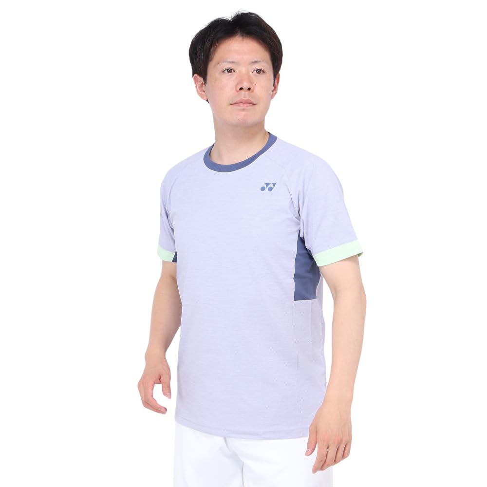 Short Sleeve Game Shirt Mist Blue M [Yonex] (Fit Style) (406)