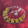 Bumblebee Jasper Handmade Gemstone Necklace, 925 Solid Sterling Silver Necklace Antique Jewelry, For Thanksgiving