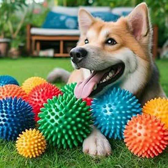 9cm PVC Spiky Massage Ball: Myofascial Foot Relief & Children's Sensory Yoga
