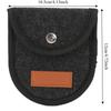 Felt Material Guitar Pick Bag Grey/Black Electric Guitar Part Plectrum Holder Case  Acoustic Guitar