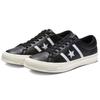 Converse One Star Leather Retro Casual Non-slip and Abrasion Resistant Low-Top Board Shoes Unisex Black and White