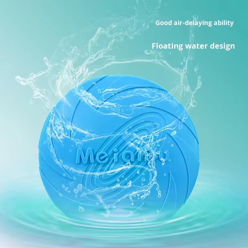Dog Flying Disc Toy Durable Bite Resistant Floating Flying Disk For Pet Training Interactive Throw Fetch Water Food Container