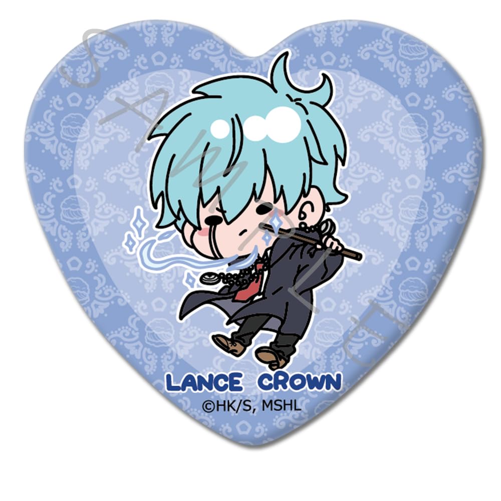 

TV anime MC can badge “MASHLE” [Lance Crown] Heart-shaped