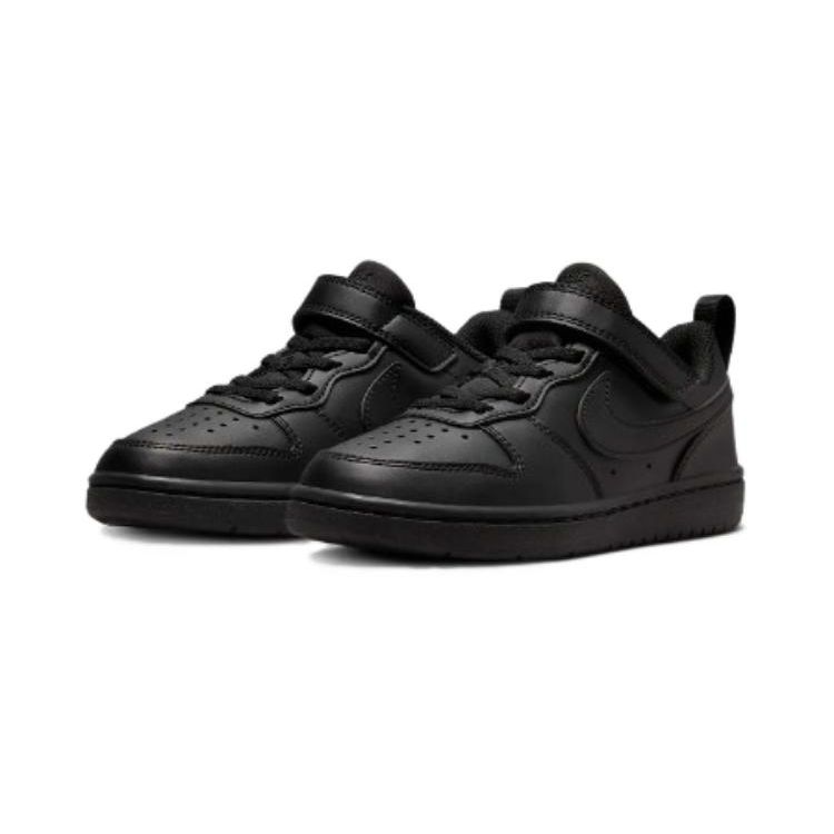 Nike Court Borough Low Recraft PS Triple Black Kids Sneakers DV5457-002