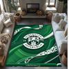 Hibernian FC Fußballmuster Weicher Teppich Rutschfeste Indoor-Bodenmatte Sportdekorationsmatte für Schlafzimmer