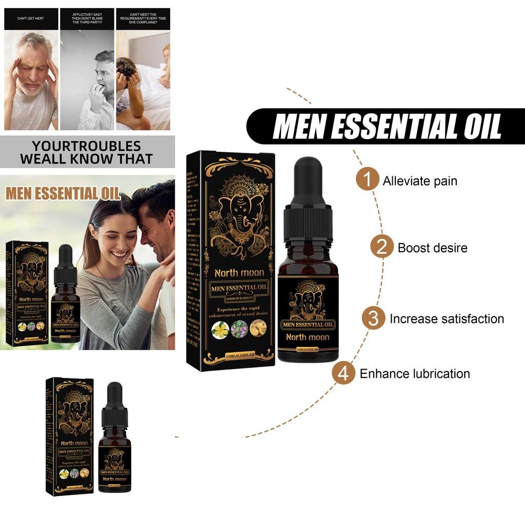 Premium North Moon Men's Massage Essential Oil For Enhanced Vitality And Endurance