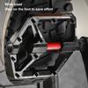 Double DU Bearing Ultralight Bike Pedals Aluminum Alloy Bicycle Platform Pedals Anti-Slip Cycling Safety Pedals for Night Riding