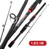 Carbon fiber fishing rod 1.8m 2.1m 5 Speed Casting 4 Speed Spinning Rod Ultralight Carbon Fiber Fishing Rod for Freshwater Travel