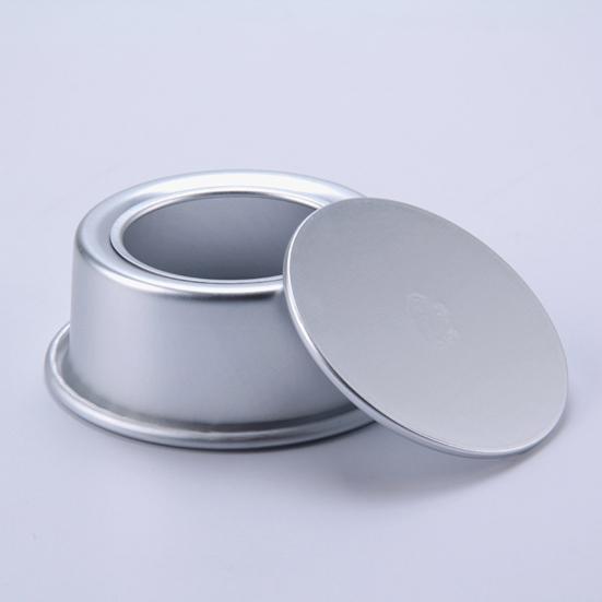 3Pcs/Set 2Inch Cake Baking Pan Useful Removable Bottom Aluminum Alloy Lightweight Round Cheesecake Pan