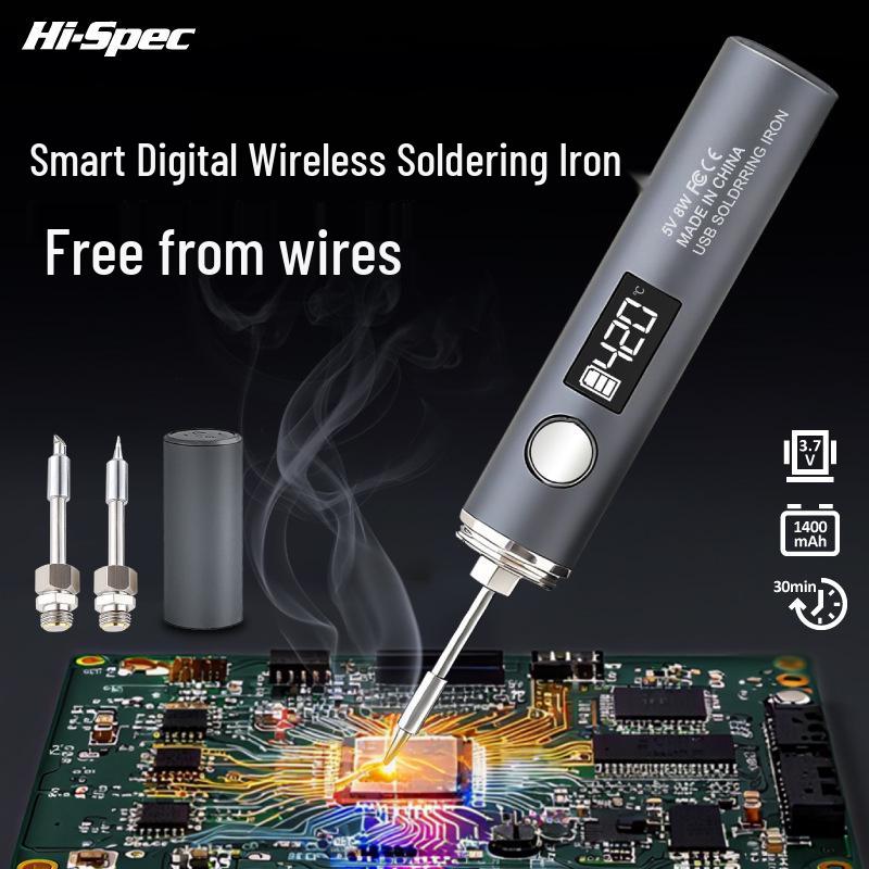 Portable Wireless USB Rechargeable Digital Soldering Iron