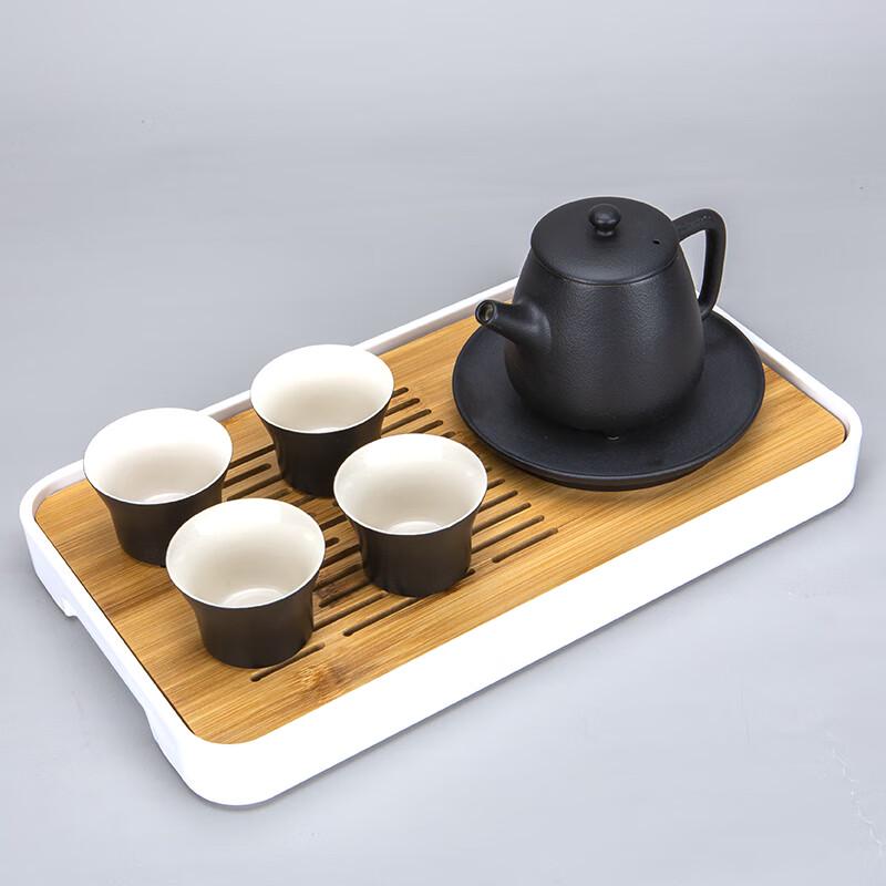 Ancient Style GX015 Tea Set (Pot, 4 Cups, Tray)