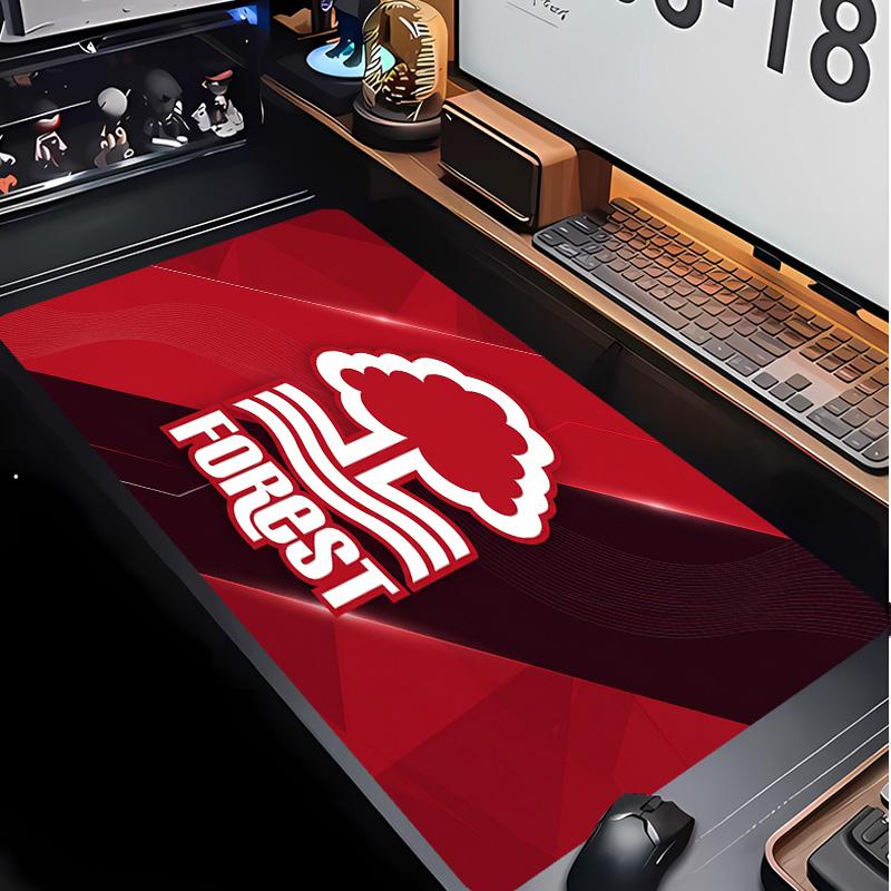 Nottingham Forest Fußballmuster Mauspads Nicht?Rutschfestes Gummi-Basis Gaming-Mauspad Für Schreibtisch Büro Zuhause