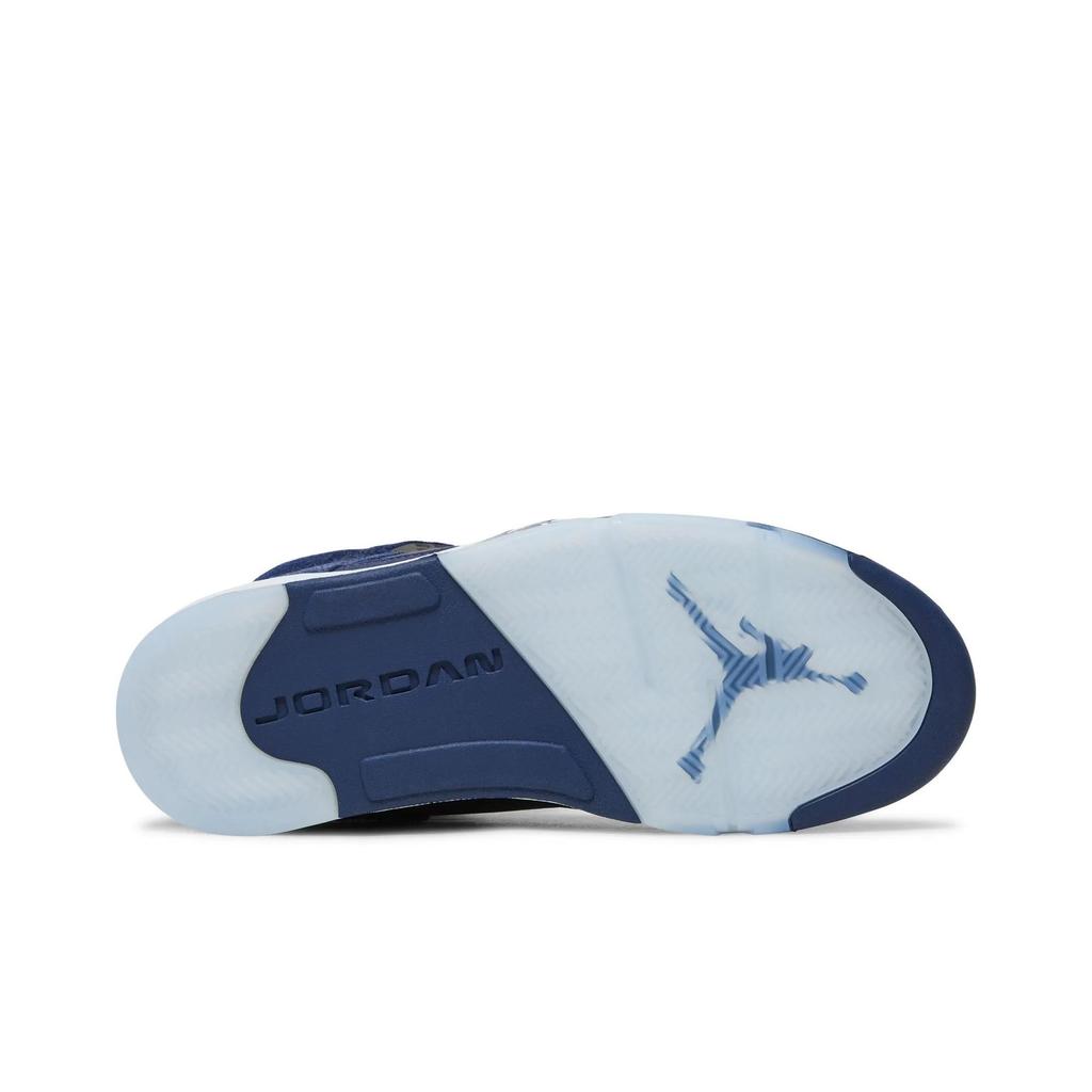 Air Jordan 5 Retro SE 'Midnight Navy' (Unisex) Midnight Navy / Black / Football Grey Vintage Basketball Shoes FD6812 400