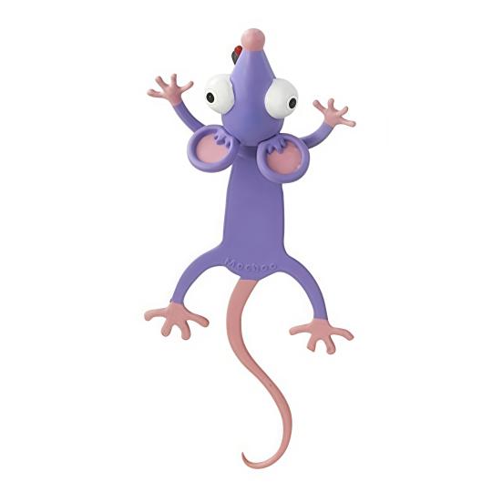 3D Tier Lesezeichen Niedliche PVC Cartoonfigur Lesezeichen für Kinder Leser Lustige Schreibtischdeko Geburtstagsweihnachtsgeschenk für Schüler Buchliebhaber