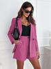 Hot Selling Casual Linen Suit Shorts Set
