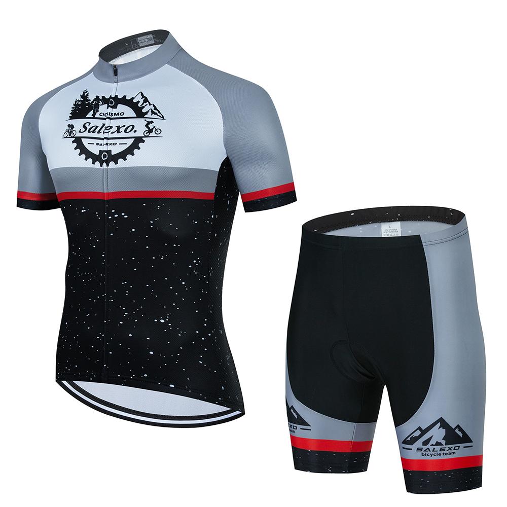2026 Summer Breathable Cycling Suit Set Ropa Ciclismo Hombre Summer Men Short Sleeve Cycling Jersey Set Triathlon Bib Shorts Suit Bike Uniform