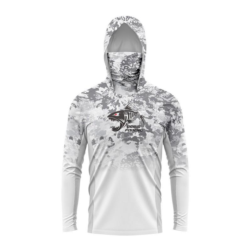 

Fishing Suit Long-sleeved Breathable Sunscreen Top Print Camouflage XL