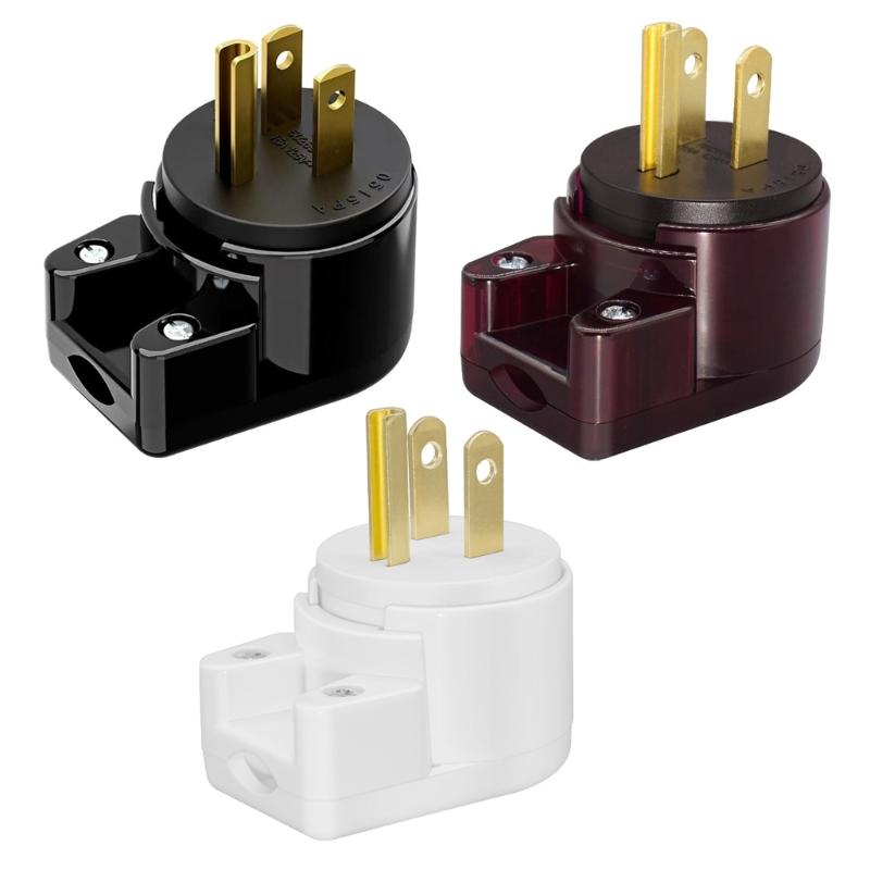 360 Degree Fully Rotatable NEMA 5 15P Male Plug 15A 125V ETL Support for Flexible Angling with 18/16/14AWG Power Cords