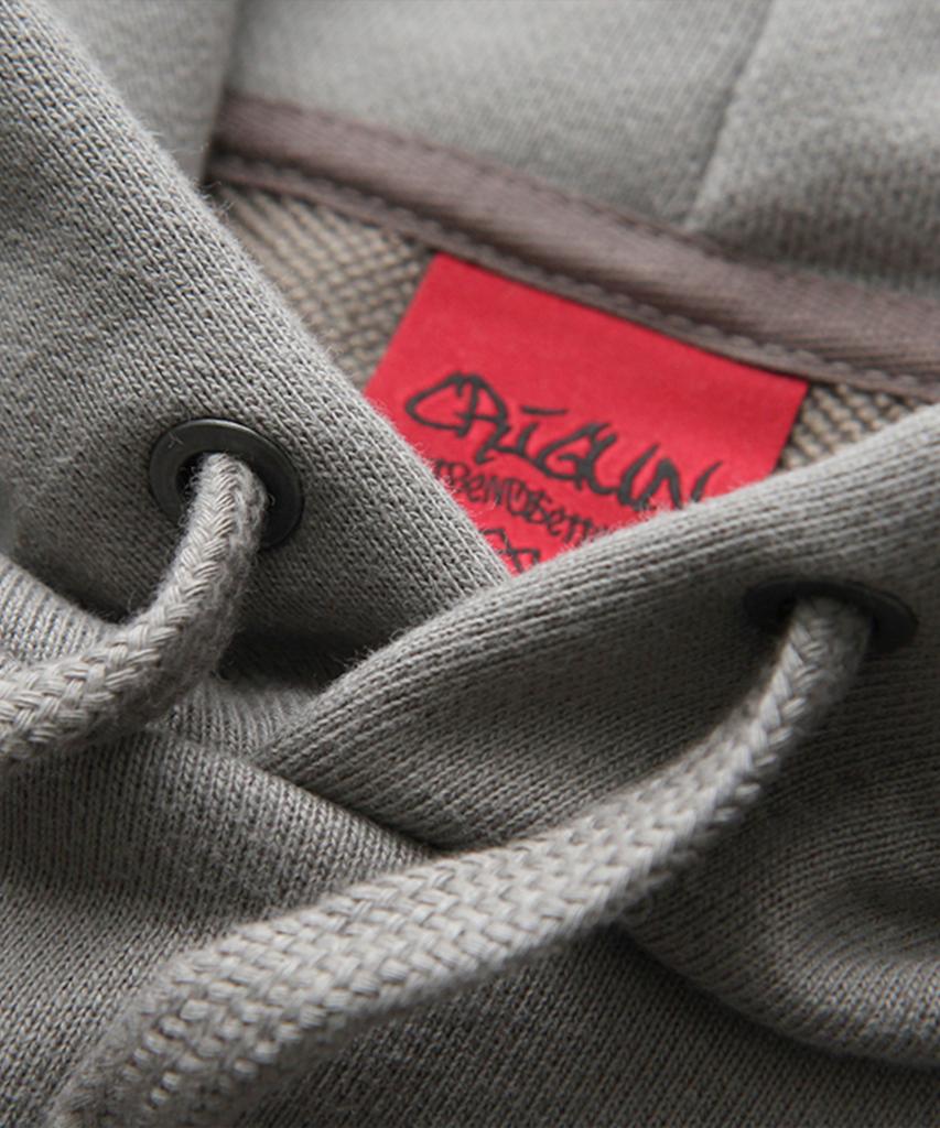Throwing Star Hoodie Khaki Beige