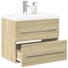 Vidaxl Set di Mobili da Bagno a 2 Pezzi, Colore Rovere Sonoma
