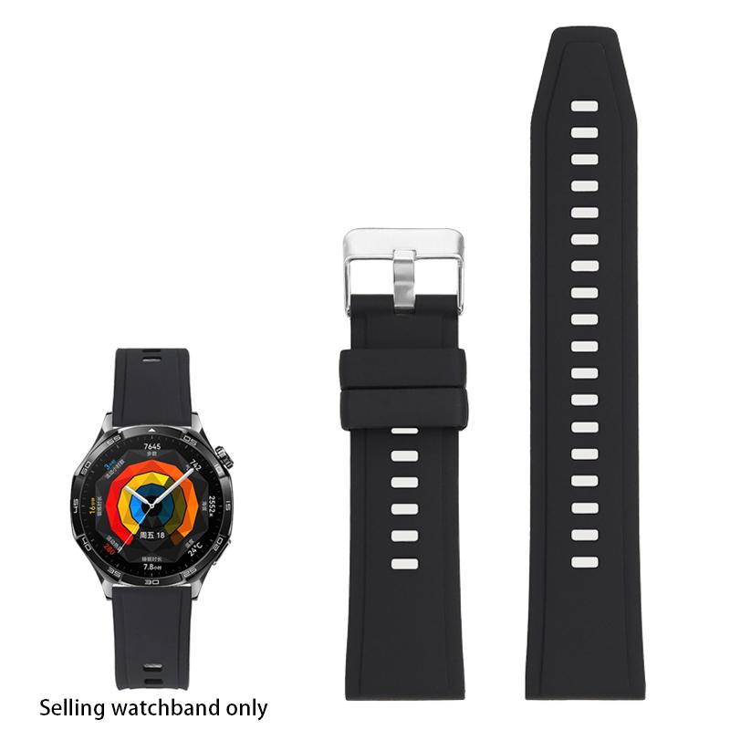 22mm Watch Strap For Huawei Watch Gt 2/2e/3 Pro Silicone Smartwatch Belt Bracelet Samsung Galaxy Watch 3/45mm/46mm S3 Band