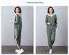 Women's Plus Size Autumn Two-Piece Set: Fashionable Sweatshirt & Loose Sportswear Pants