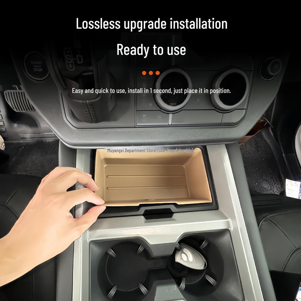 Tapete de Silicone Antiderrapante para Armazenamento para Console Central do Land Rover Defender 25 (110/90)