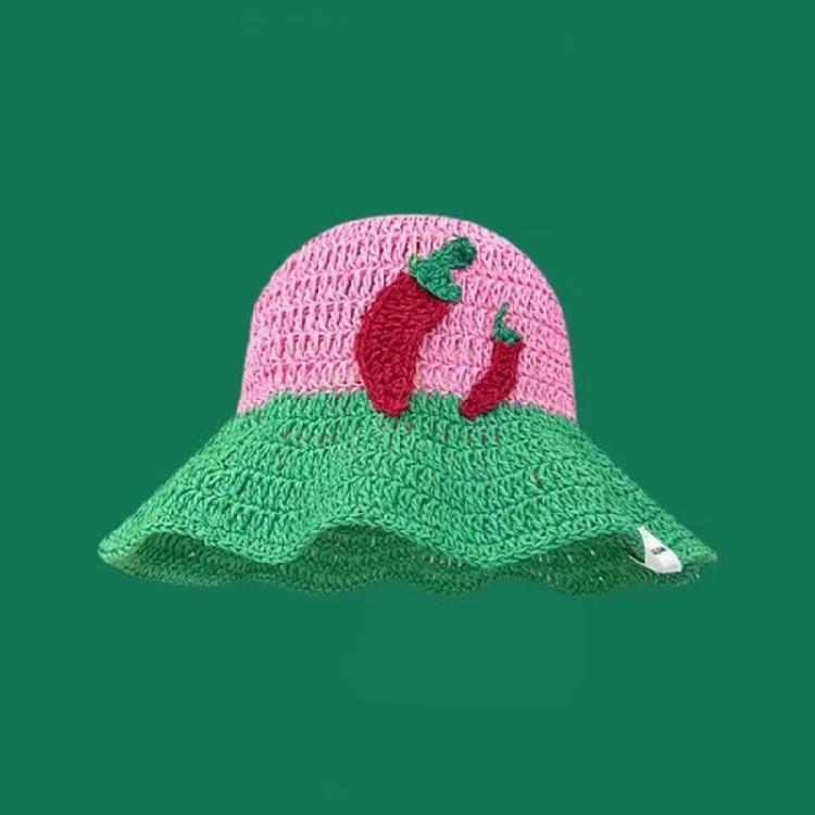 Female Travel Fisherman Hat Sun Hat Party Straw Hat Girl Photography Bucket Hat