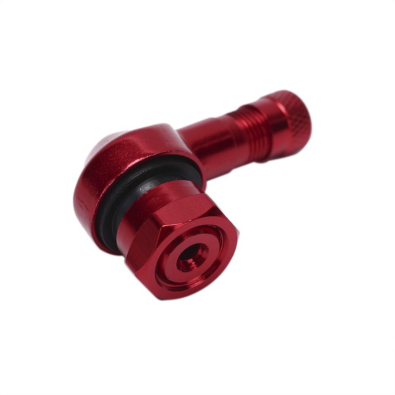 2X Cnc Motocicletă cu unghi de 90 de grade Anvelopă de roată Tubeless Tijă de supapă Aluminiu