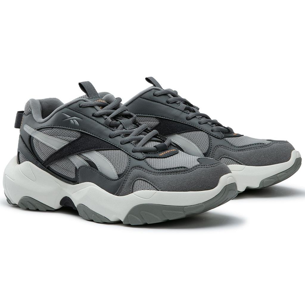 Reebok Fluffi Puff CN Retro Trend Thick Sole Dad Sneakers Low Top Running Shoes Unisex Sneakers Gray 24FRC913U1GG0