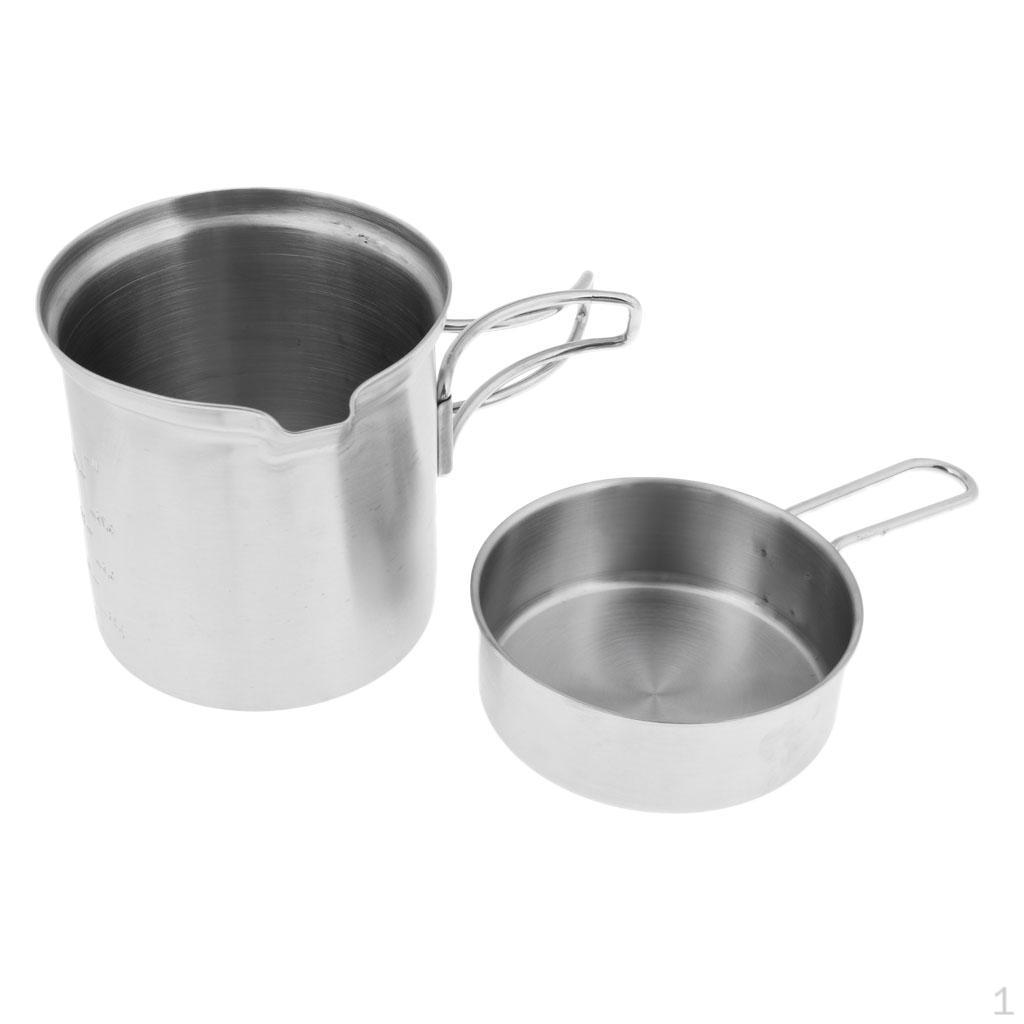 Multipurpose Foldable Camping Soup Pot Frying Stockpots with Carry Bag