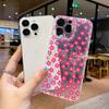 Популярный на eBay полноэкранный чехол с розой для iPhone 14/15 Pro Max, прозрачный защитный чехол Apple 17, чехол для мобильного телефона, мягкий чехол