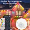 300FT Permanent Outdoor RGB Lights IP67 Waterproof Smart Eave Lighting with App Remote Control for House Roof Christmas Decor