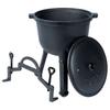 Hungarian Hunting Cast Iron Pot for Roasted Roasts, Campfire, 4l