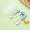 304 Stainless Steel Kids' Fork, Spoon, and Chopsticks Set - For Infant and Toddler Mealtime Training