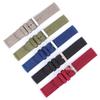 Nylon Canvas Quick Release Watch Band 20mm 22mm Replacement Watch Straps for Military Woven Fabric Wrist Band Ribbed Bracelet