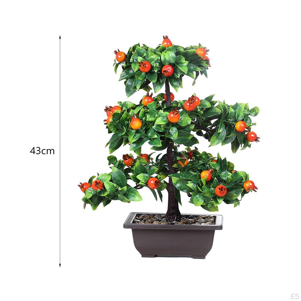 13 Inch Artificial Bonsai Fruit Tree for Table Centerpiece And Event Display