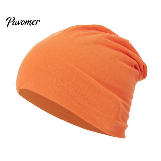 Breathable Fabric Sun Protection Hat Slouchy Hip-Hop Hat, Solid Color Soft Chemo Headwear, Temperature Locking Winter Lightweight Cancer Cap for Women