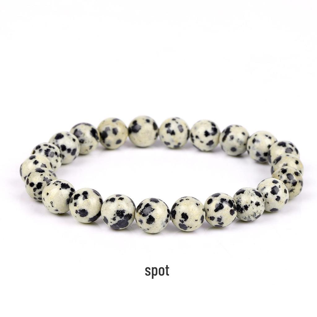 She Yao Natürlicher Kristallachat Tigerauge Armband - Modeschmuck mit einzelnen runden Perlen