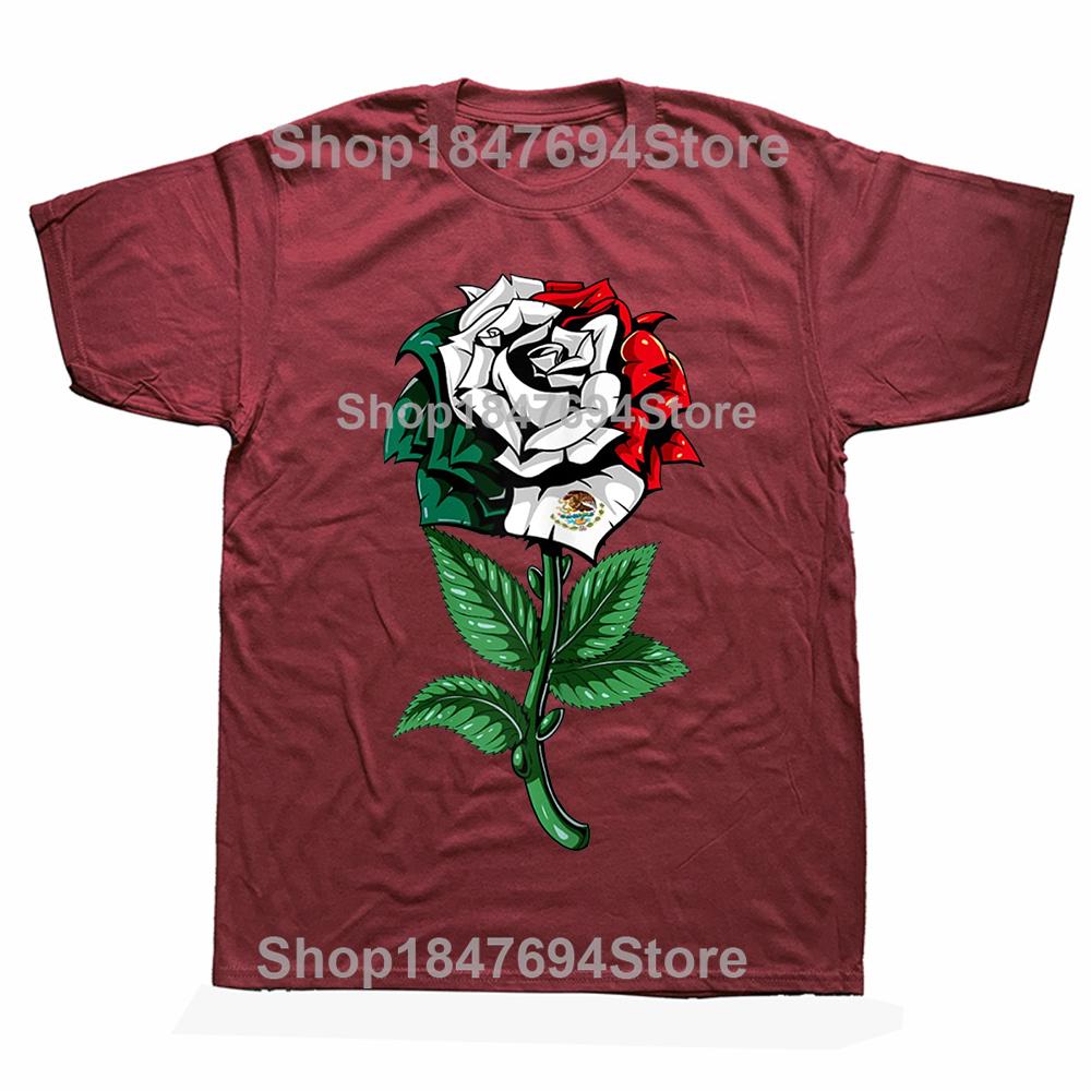 Funny Mexican Girl Hair Flag Mexico Pride T Shirt Tee Tops Round Neck ShortSleeve Fashion Tshirt Clothing Casual Basic Tshirts