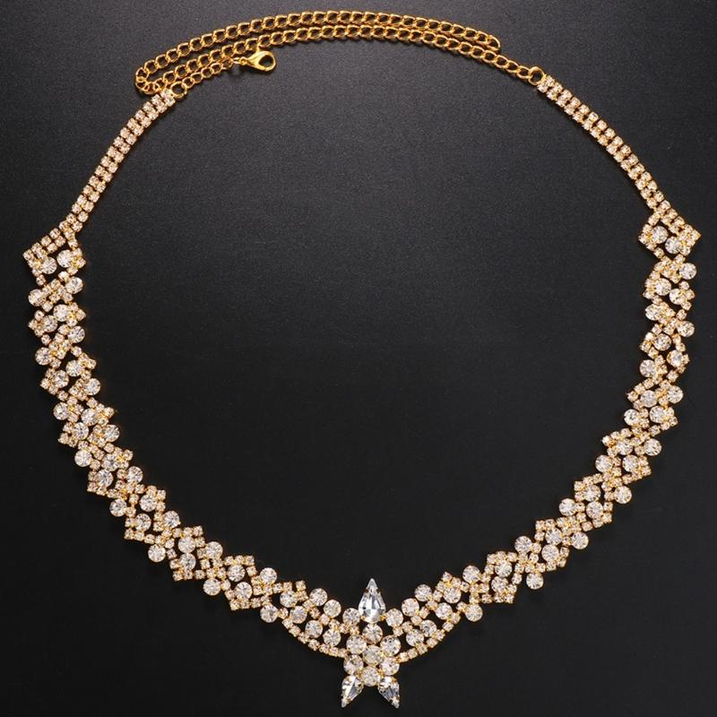 Stirnkette Schmuck Braut Haarkette Strass Kopfkette Braut Stirnband Kette Frauen Hochzeit Kristall Kopfschmuck