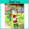 Christmas Santa And Snowman Hanging Decorations With Fabric Material For Holiday Decor