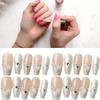 Handmade Long Floral Nail Sticker Wholesale For Women Xs S M L Pure Desire Style
