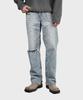 Firenze Atelier [Vibram] Center Cut Square Toe Suede Walker Sole Chelsea Boots 5706-Qs [Ash Beige]