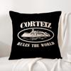 Fashion Brand C_Corteizs Pillow Case Natural Linen Organic Fabric Double-Sided Printing Breathable Perfect For Home Decor