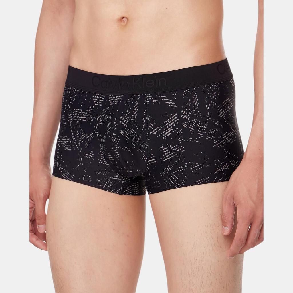 Calvin Klein All Over Print Waistband Comfortable Low Rise Underwear Men Underwear Navy-Blue NB4061-O1B